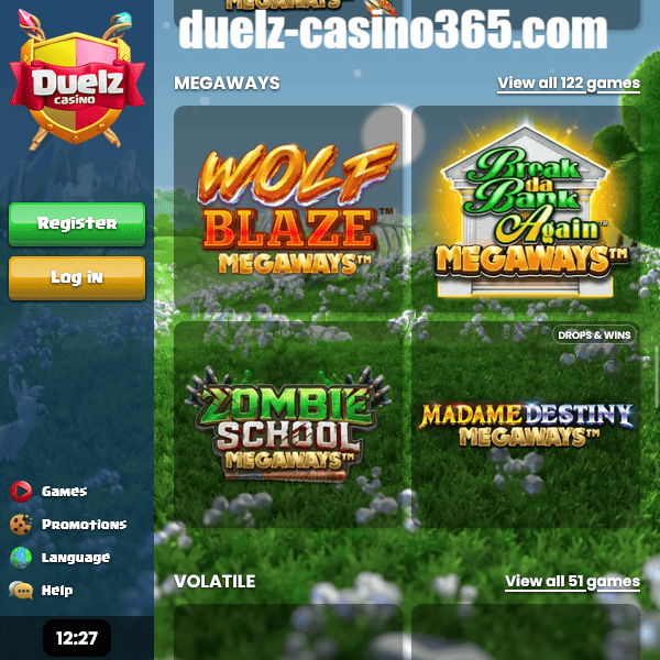Duelz Casino Hold and Win slots