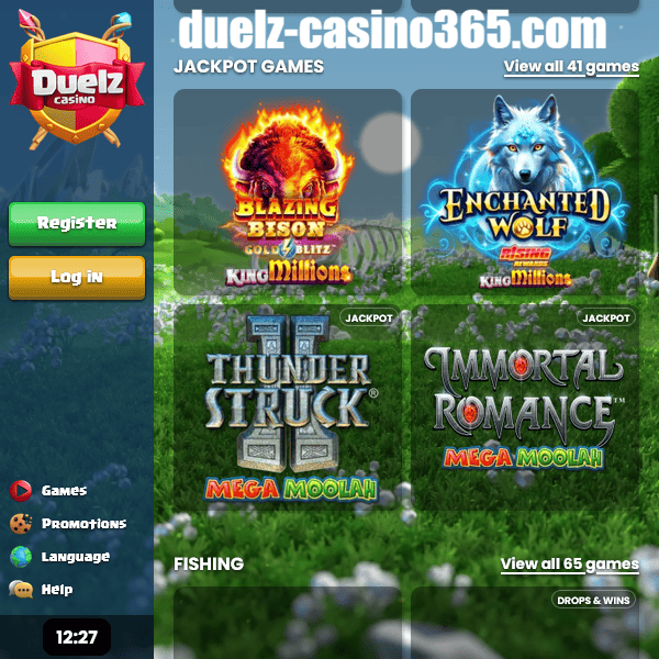 Duelz Casino new games carousel part 2